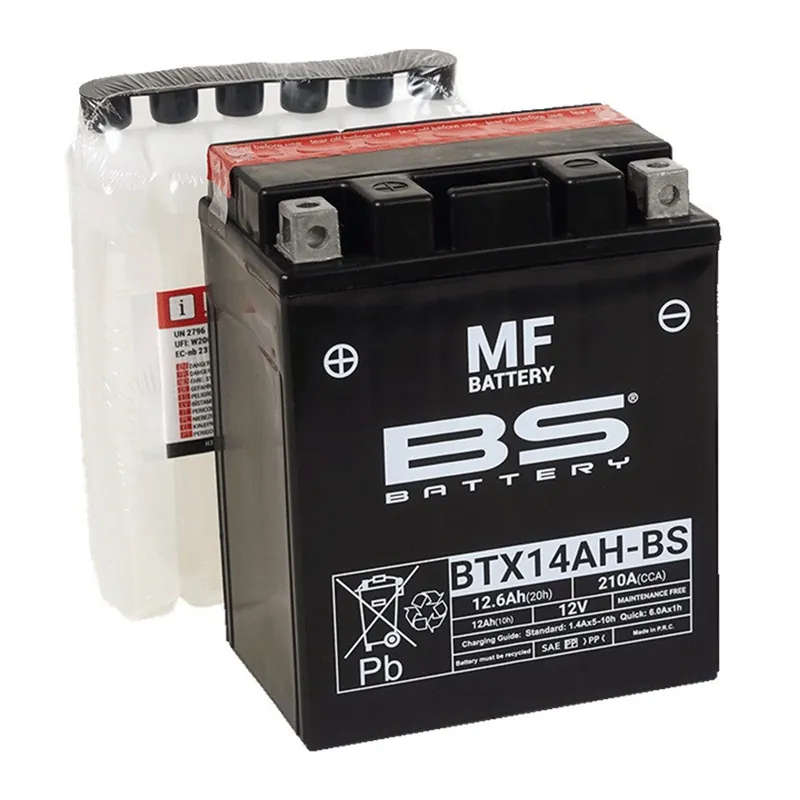 Nově v e-shopu | Bezúdržbová motocyklová baterie BS-BATTERY BTX14AH-BS
