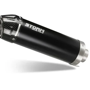 Koncovka výfuku STORM GP CF.008.LXSBC Černý s uhlíkovou koncovkou pro CFMOTO 450 SR 2023-2024 - Objednejte nyní