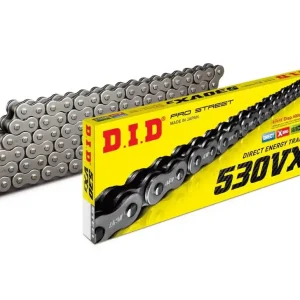 Cenový hit - Řetězová sada D.I.D Chain - stříbrný řetěz 530 VX, X-kroužek, kolečko JT, rozeta JT pro HONDA CB 1000 R, RA (ABS) 2008-2016