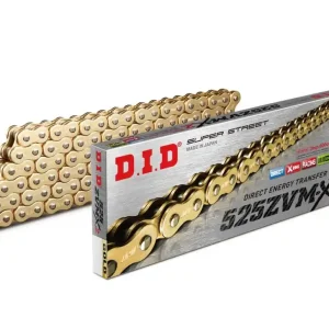 Akční cena - Řetězová sada D.I.D Chain - zlatý řetěz 525 ZVM-X, X-kroužek, kolečko JT, rozeta JT pro HONDA CBR 1000 RR-R Fireblade 2020-2021
