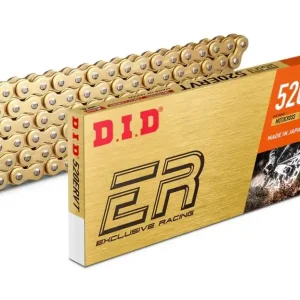 Bestseller - Řetězová sada D.I.D Chain - zlatý řetěz 520 ERVT, X-kroužek, kolečko JT, rozeta JT pro GAS GAS EC 250 2024